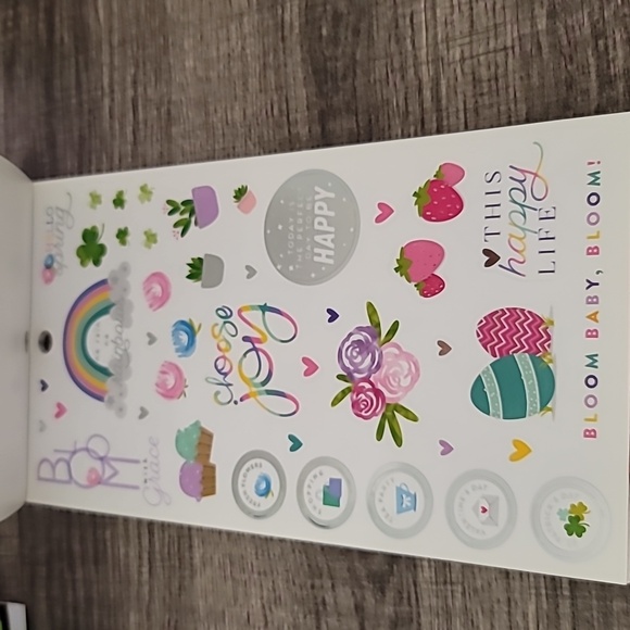 NWT Happy Planner Spring Sticker Book - Picture 11 of 17